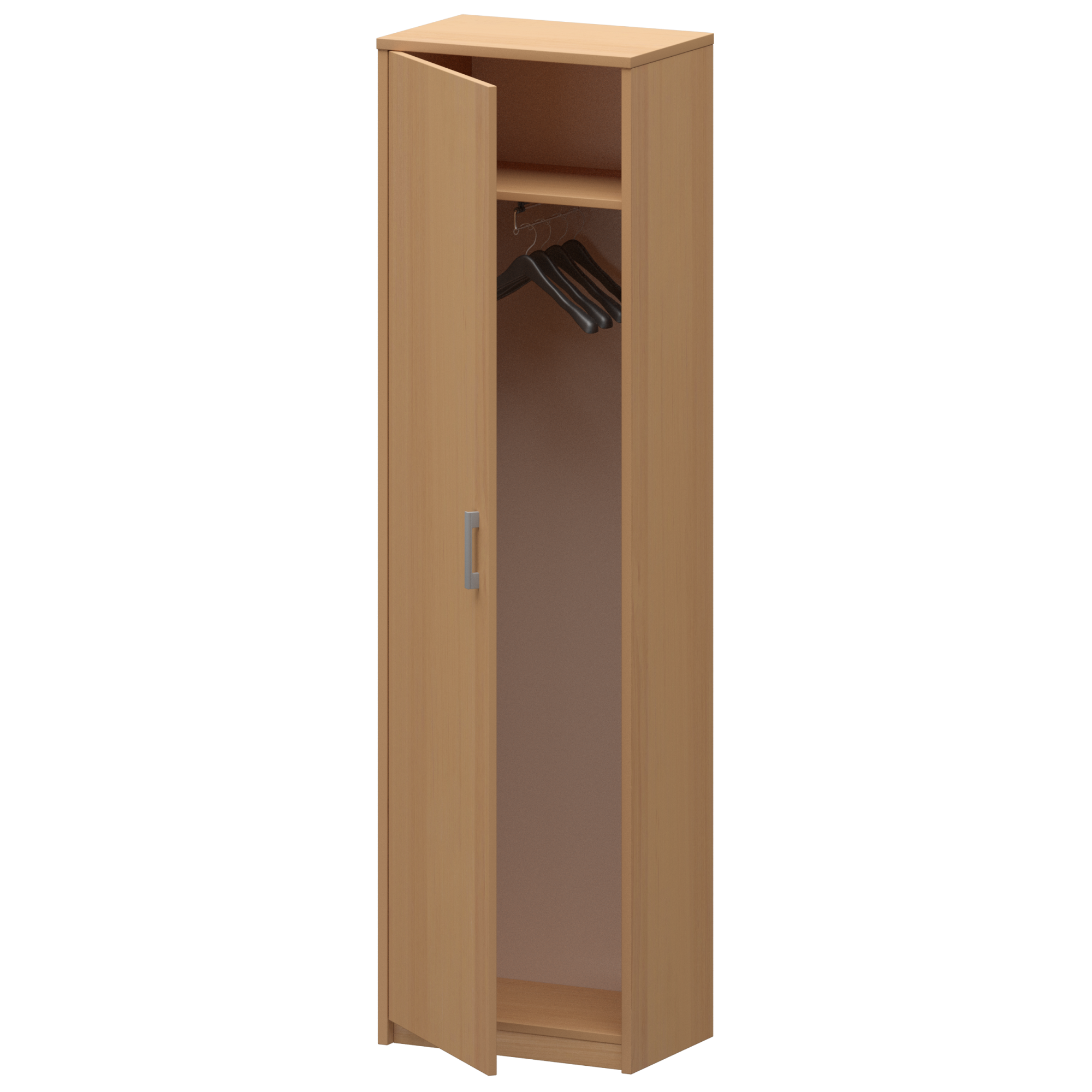 Изображение гардероб узкий арго а-308 ольха